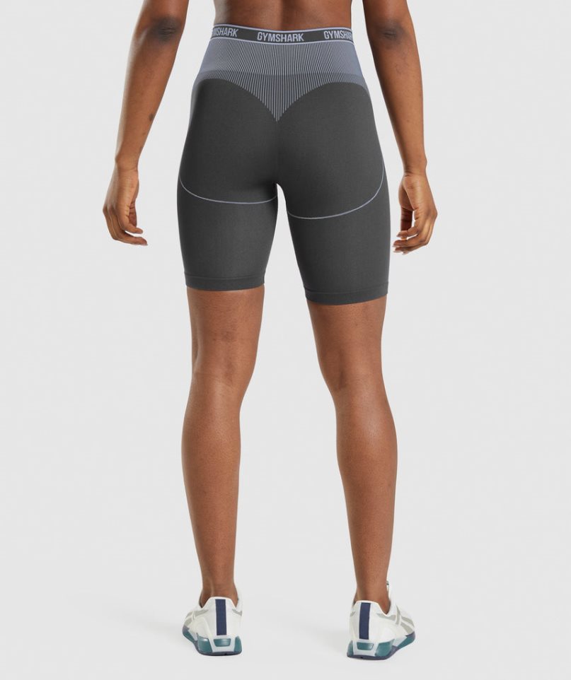 Women's Gymshark Apex Seamless High Rise Shorts Black | NZ 5ZRITA